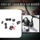 10pcs Fishing Reel Handle Screws Caps Spinning Wheel Nuts Fishing Tackle
