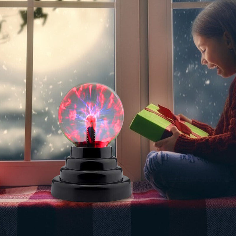 3 inch Plasma Ball Light Sphere USB Touch Voice Sensor Christmas Kids Gift Newly