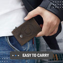 For Air Tag Anti-Lost Credit Card Wallet Tracker Leather Card Holder Accessor