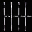 Nail Polish Clean Stick Cuticle Pusher Triangle Rod Dead Skin Remover