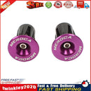 MEROCA 2pcs Bicycle Bar Grips End Cap MTB Bike Handlebar End Plug (Purple) Newly