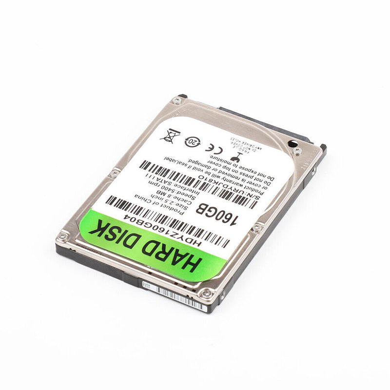 160GB Internal HDD 2.5 inch SATA III 5400RPM Hard Drive for Laptop Computer