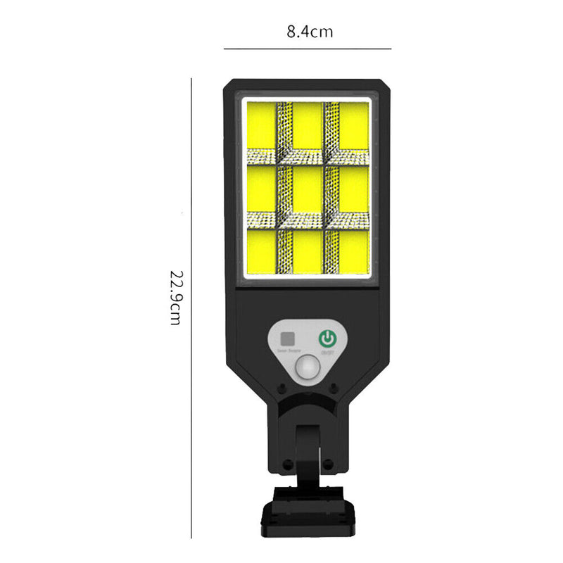 Solar Powered Wall Lamp Waterproof PIR Motion Sensor Outdoor Yard Light (F)