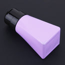 220ml Nail Polish Remover Liquid Bottle Empty Lock Pump Dispenser (Purple) Newly