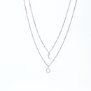 Women Men Couple Pendant Family Jewelry Clavicle Necklace Moon Sun Necklace