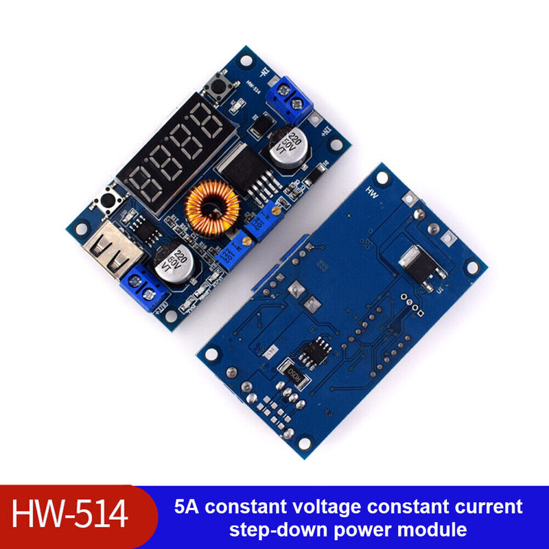 5A USB Charging Power Supply Board Lithium Battery Charger Step Down Buck Module