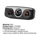 Compass Travel Map 3 in 1 Car Vehicle Dashboard Hygrometer Thermometer