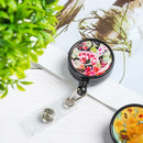 Clip Fashion Retractable Key Ring Badge Holder Nurse ID Name Card Lanyards
