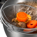 Stainless Steel Skimmer Wire Colander Spicy Noodle Fishing Line Leak Spoon
