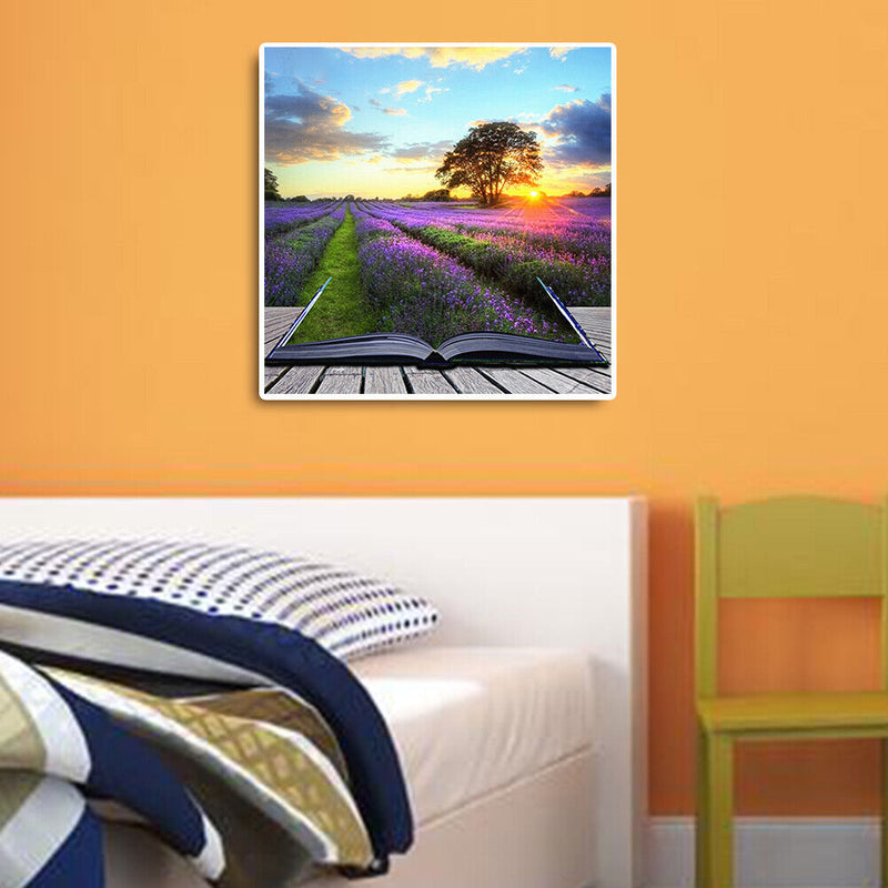 Sunrise Flower Sea Full Round Drill Mosaic Art Picture 5D Diamond Painting