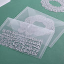 10x Cutting Dies Stamps Organizer Holder Scrapbooking Bags (15.5x22.5cm) Newly