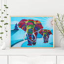 Part Drill Special-Shaped Diamond Painting Crystal Animal Elephant Mosaic
