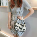 Korean Sweet Butterfly Handbag Nylon Shoulder Underarm Bag Women Tote Purses