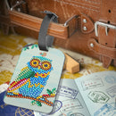DIY Special Shaped Diamond Painting Birds Design Leather Boarding Pass