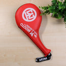 Kids Taekwondo PU Rebound Sponge Double Kick Pad Target for Trainig (Red)