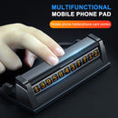 Number Stop Sign Plate Car Temporary Parking License Card Phone Holder Newly