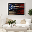 5D DIY Diamond Painting Nail Flag Full Round Drill Mosaic Art Home Picture Newly