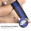 1pc Sport Wristband Elastic Fitness Bandage Anti-Sprain Protective Gear (B)