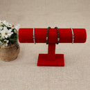 5pcs 9.1 inch Bracelet Jewelry  Chain Display Holder Organizer Rack(Red)