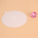 1pc Dustproof Leakproof Silicone Acrylic Diamond Cup Lid Thermal Insulating