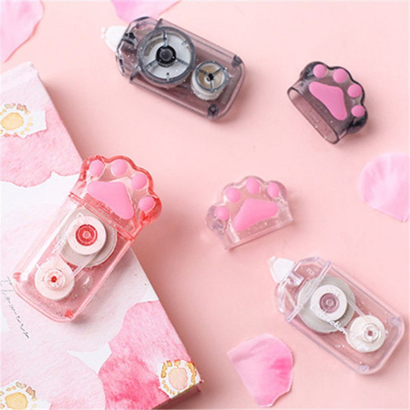 Stationery School Office Supplies 5mm * 6m Correction Tape Cartoon Cat Claw