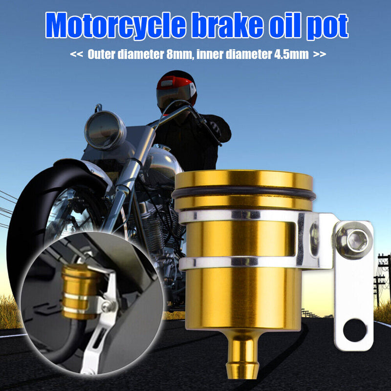 Universal Motorcycle Brake Fluid Reservoir Clutch Tank Oil Fluid Cup Accessor