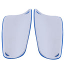 2pcs Kids Football Soccer Shin Guards Leg Supports Protector Pads (Blue) Newly