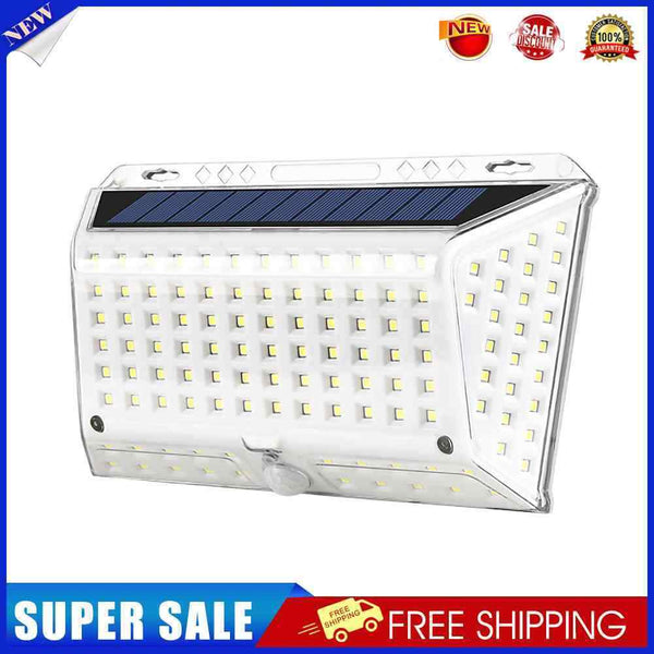 142LED Solar Wall Light Outdoor Waterproof Motion Sensor Lamp Garden Decoration