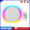 Modern Round LED Wall Lights RGB Remote Lamp Bedroom Decorations (White)