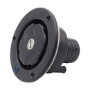 Automobile Car Fresh Water Fill Hatch RV Boat Lockable Inlet Filter (Black)