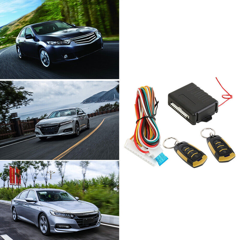 Universal Car Remote Central Door Lock Kit Keyless Entry Alarm System 410/T112