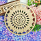 Hollow Wooden DIY Embroidered Thread Board Home Cross Stitch Needle Hoop Boar