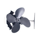 4-Blade Heat Distribution Wood Fireplace Fans Energy-Saving Thermal Stove Fan