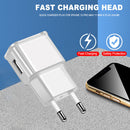 Wall Fast Charging Head for Mobile Phone EU Plug Portable Charger Adapter Travel