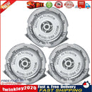 3pcs Men Round Shaver Replacement Heads Parts for SH70 SH90 HQ8 HQ9 Series Newly