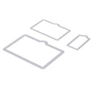 3pcs Frame DIY Scrapbooking the Card Metal Steel Punching Molds Stencils