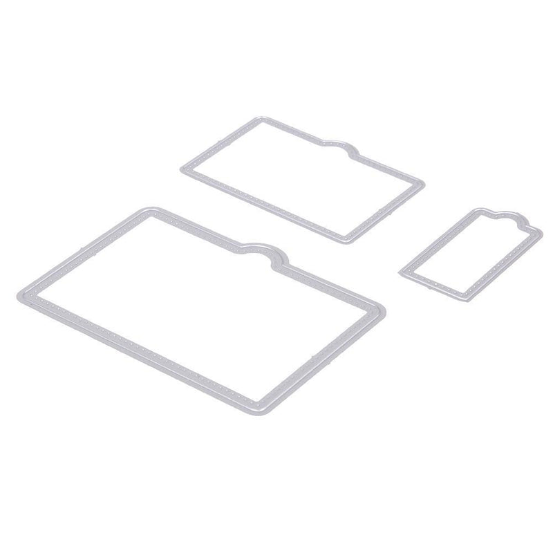 3pcs Frame DIY Scrapbooking the Card Metal Steel Punching Molds Stencils