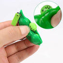 Extrusion Soybean Cute Key Chain Squeeze Bean Stress Relieve Phone Charm