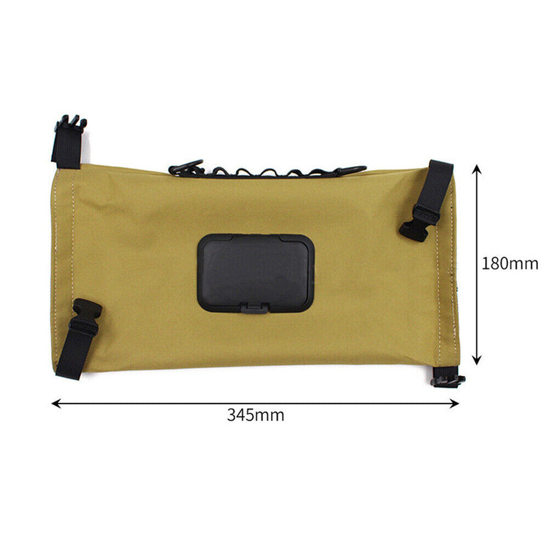 #A Outdoor Wet Tissue Box Canvas Paper Wipes Towel Dispenser Hanging Storage Hol
