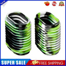 2x Rubber Fishing Reel Grip Non-Slip Protective Wheel Handle Cover (Green)