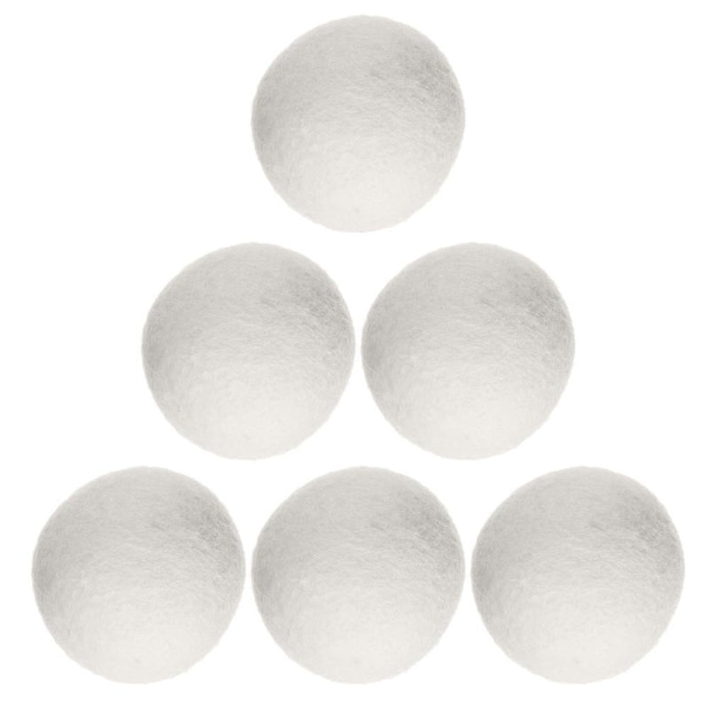 Akaddy 10pcs Wool Felt Wrinkles Release Reusable Laundry Steamy Dry