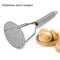 Household Steel Potato Press with Handle Steel Masher.