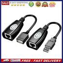 HW-RJ11 USB to RJ45 Extension Cable Ethernet Connector Line 50m Signal Amplifier