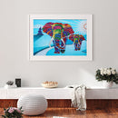 Part Drill Special-Shaped Diamond Painting Crystal Animal Elephant Mosaic