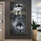 Dog Reflection Wolf Oil Paint By Numbers Kits DIY Handpainted on Canvas Wal
