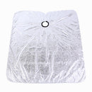 Hair Cut Cover Cloth Feather Pattern Waterproof Hairdresser Cape(White) Newly