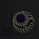 5D Part Special Shaped Drill Luminous Diamond Painting Sun God Art (GT105)