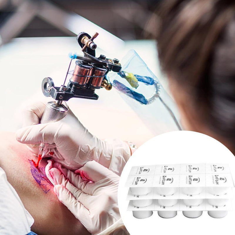 24pcs/Box Disposable Sterilized Tattoo Needle Dip Foam Cleaning Cup Tattoo Tools