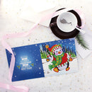 8pcs 5D DIY Diamond Painting Birthday Festival Xmas Special-shaped Greeting Card