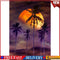 Mosaic 5D Diamond Full Painting DIY Drill Moonlight Sand Beach Round Kit #F